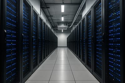 Green Ai &Amp; Sustainable Ai Practices 4 Modern data center with efficient cooling